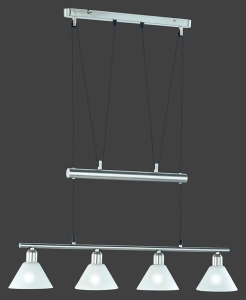 Lampa wisząca nowoczesna czteropunktowa Trio Lighting 3751041-07 Stamina 4xE14