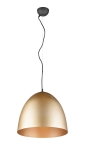 Elegancka lampa wisząca z kloszem metalowym mosiądz mat RL R30661908 Tilda 1xE27 40cm