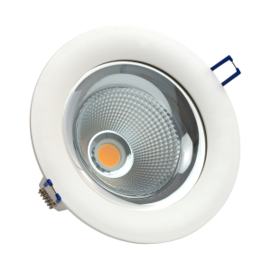 Biała okrągła wodoodporma oprawa podtynkowa Loonari (Oxyled) Arcos IP 450687 10W 875lm 3000K 60stopni IP65