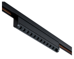 Czarny reflektor na szynę magnetyczną Oxyled Multiline 700303 Dots Wall Washer XS LED 6W 4000K 36stopni 13cm