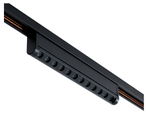 Czarny reflektor na szynę magnetyczną Oxyled Multiline 700303 Dots Wall Washer XS LED 6W 4000K 36stopni 13cm