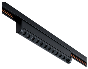 Czarny reflektor na szynę magnetyczną Oxyled Multiline 700266 Dots Wall Washer S LED 12W 3000K 36stopni 24,5cm