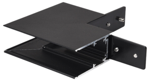 Czarny łącznik mechaniczny i giętki zewnętrzny do szyn magnetycznych natynkowych Oxyled Multiline 897997 Typ B