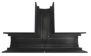 Czarny łącznik mechaniczny i giętki T do szyn magnetycznych natynkowych Oxyled Multiline 899472 Typ B