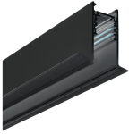 Czarna szyna magnetyczna podtynkowa Oxyled Multiline 899564 Typ D 1M płyta GK pojedyncza 9,5 mm lub 12,5 mm