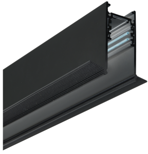 Czarna szyna magnetyczna podtynkowa Oxyled Multiline 899564 Typ D 1M płyta GK pojedyncza 9,5 mm lub 12,5 mm