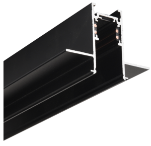 Czarna podtynkowa szyna magnetyczna 3M Oxyled 895009 Typ C płyta GK pojedyncza lub podwójna 9,5 mm