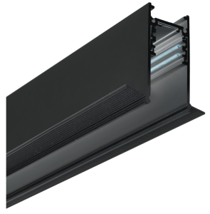 Czarna podtynkowa szyna magnetyczna 3M Oxyled 899311 Typ D płyta GK pojedyncza 9,5 mm lub 12,5 mm