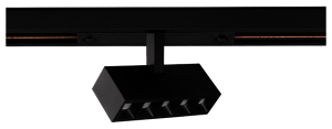 Czarny reflektor na szynę magnetyczną Oxyled Multiline 701003 Dots Spot Cube S LED 4W 250LM 4000K CRI90 45stopni