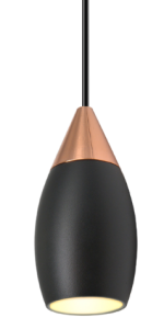 Czarna i różano złota lampa wisząca na szynę magnetyczną Oxyled 895504 Etro LV LED 7W 149LM 3000K CRI90 18stopni