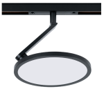 Czarny reflektor na szynę magnetyczną Oxyled Multiline 894873 Lucena Slim LV LED 12W 866M 3000K CRI90 120stopni