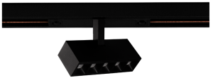 Czarny reflektor na szynę magnetyczną Oxyled Multiline 701041 Dots Spot Cube M LED 10W 650LM 4000K CRI90 45stopni