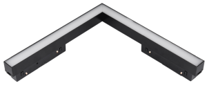 Czarny reflektor narożny na szynę magnetyczną Oxyled Multiline 893456 Stripe C LED 24W 1150LM 3000K CRI90 120stopni