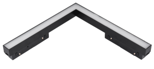 Czarny reflektor narożny na szynę magnetyczną Oxyled Multiline 893470 Stripe C LED 24W 1150LM 4000K CRI90 120stopni