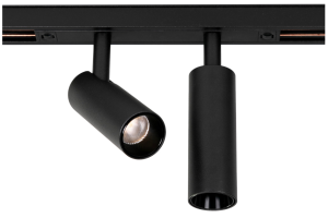 Czarny podwójny reflektor na szynę magnetyczną Oxyled Multiline 893234 Mini Spot Due LED 2x7W 2x545LM 4000K CRI90 60stopni