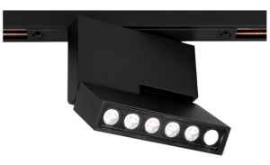 Czarny reflektor na szynę magnetyczną Oxyled Multiline 893531 Dots Spot LED 12W 1200LM 3000K CRI90 30stopni