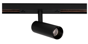 Czarny reflektor na szynoprzewód magnetyczny Multiline Oxyled 896198 Mini Spot LED 7W 545LM 3000K 60stopni Dali