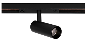 Czarny reflektor na szynoprzewód magnetyczny Multiline Oxyled 899410 Mini Spot LED 7W 545LM 4000K 60stopni Dali