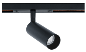 Czarny reflektor na szynoprzewód magnetyczny Multiline Oxyled 405227 S40 LV S 9,2W 3000K 33stopnie Dali nóżka 31mm