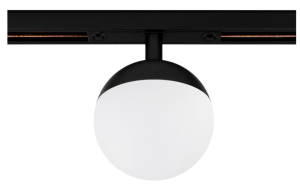Czarny lampa kula na szynoprzewód magnetyczny Multiline Oxyled 896945 Orb TR 7W 3000K 120stopni Dali