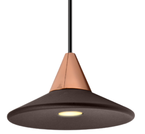 Czarno różano złota lampa wisząca na szynę magnetyczną Multiline Oxyled 897096 Tino LV 7W 3000K 18stopni Dali