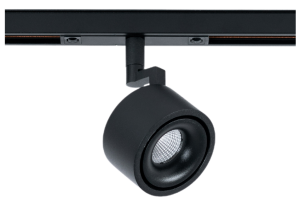 Czarny reflektor na szynoprzewód magnetyczny Multiline Oxyled 896563 S75 LV S 9,2W 4000K 46stopni Dali nóżka 24mm