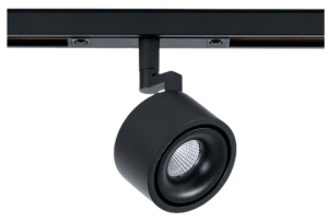 Czarny reflektor na szynoprzewód magnetyczny Multiline Oxyled 896648 S75 LV L 9,2W 4000K 46stopni Dali nóżka 200mm