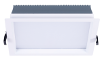 Biała kwadratowa oprawa podtynkowa Loonari (Oxyled) Sapri SQ 704462 40W 4380lm 3000K 120stopni