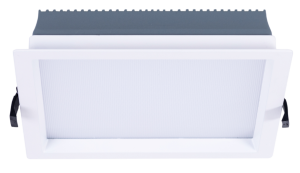 Biała kwadratowa oprawa podtynkowa Loonari (Oxyled) Sapri SQ 704455 40W 4380lm 4000K 120stopni