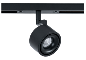 Czarny reflektor na szynoprzewód magnetyczny Multiline Oxyled 896686 S75 LV XL 9,2W 4000K 46stopni Dali nóżka 250mm