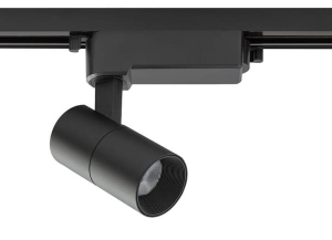 Czarny reflektor na szynę 1-fazową Nowodvorski 10381 Tinos LED 7W 3000K 36stopni