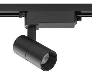 Czarny reflektor na szynę 1-fazową Nowodvorski 10385 Tinos LED 7W 4000K 36stopni