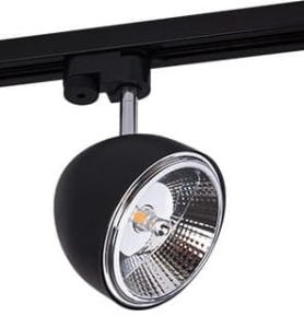 Czarny reflektor na szynę 1-fazową Nowodvorski 8825 Profile Vespa GU10 ES111