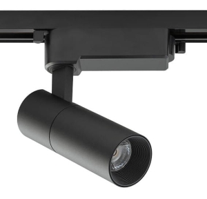 Czarny reflektor na szynę 1-fazową Nowodvorski 10386 Tinos LED 10W 4000K 36stopni