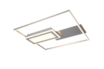 Lampa sufitowa geometryczna smukłe prostokąty nikiel mat RL R67862907 Spiro LED 32W 2700 - 6500K