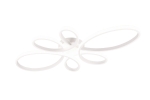 Lampa sufitowa spiralna ze zintegrowanym ściemniaczem biały mat Trio Lighting  645619131 Fly LED 32W 4000K