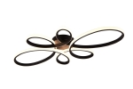 Lampa sufitowa spiralna ze zintegrowanym ściemniaczem czarny mat Trio Lighting  645619132 Fly LED 32W 3000K