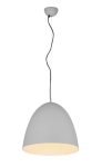 Elegancka lampa wisząca z popielatym kloszem metalowym RL R30661911 Tilda 1xE27 40cm