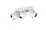 Lampa sufitowa trzy elastyczne reflektory na listwie biały mat Trio Lighting 651000331 Guayana 3xGU10