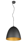 Elegancka lampa wisząca z czarno złotym kloszem metalowym RL R30661980 Tilda 1xE27 40cm