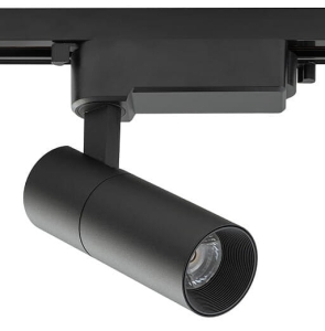 Czarny reflektor na szynę 1-fazową Nowodvorski 10387 Tinos LED 20W 4000K 36stopni