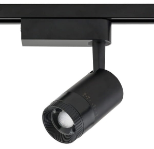 Czarny reflektor na szynę 1-fazową Nowodvorski 7625 Profile Zoom LED 9W 600LM 3000K CRI90 15-50stopni