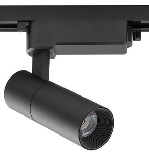 Czarny reflektor na szynę 1-fazową Nowodvorski 10384 Tinos LED 30W 4000K 36stopni