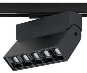 Czarny reflektor na szynę 1-fazową Nowodvorski 7622 Profile Focus LED 10W 600LM 4000K CRI90 36stopni 14cm