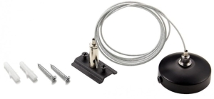 Czarne zawiesie 150cm do szynoprzewodów natynkowych magnetycznych 230V Azzardo AZ5155 Beta