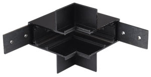 Czarny łącznik sufit ściana metalowy podtynkowy do szyn głębokich magnetycznych Azzardo AZ4685 52 Gips2