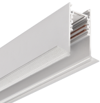 Biały podtynkowy szynoprzewód magnetyczny Azzardo AZ5457 Alfa 52 1m płyta GK pojedyncza 9,5 mm lub 12,5 mm