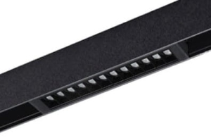 Czarny diodowy reflektor na szynoprzewód magentyczny 230V Azzardo AZ5187 Beta Kira 9W 3000K 22cm