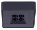 Czarna kwadratowa oprawa sufitowa Loonari (Oxyled) PUNTO 701249 8W 560lm CRI90 4000K 40stopni