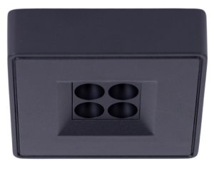 Czarna kwadratowa oprawa sufitowa Loonari (Oxyled) PUNTO 701249 8W 560lm CRI90 4000K 40stopni